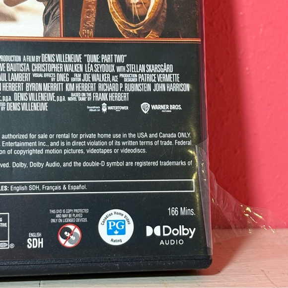 Dune Part Two DVD Movie GUC Date Night Timothée Chalamet Zendaya Josh Brolin Fun - Picture 3 of 4